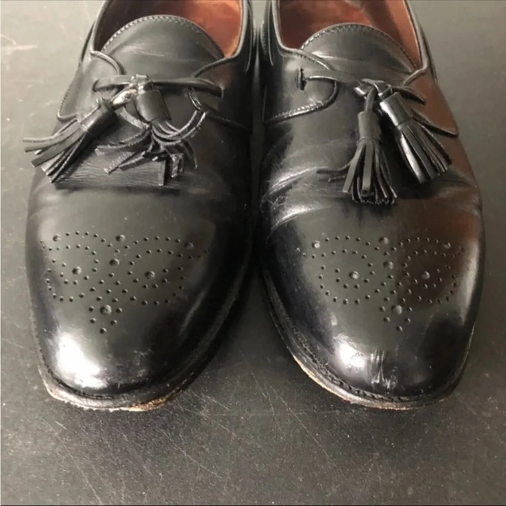 ALLEN EDMONDS WINDHAM MENS Black‎ DRESS LOAFERS Sz 10 B MADE IN USA